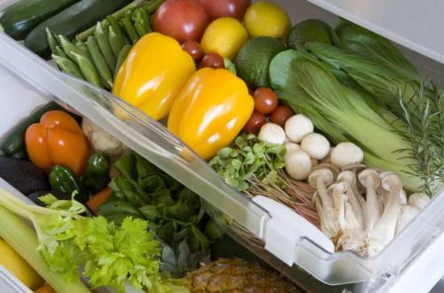  The vegetable drawer in your refrigerator